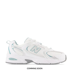 MR530AB White Vintage Teal Classic Sneakers